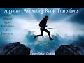 How to apply animation in Angular Animating Route Transitions Animations Learn Smart Coding