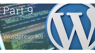 WordPress 101 - Part 9 Edit the query