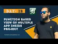 Day-12 - Function-based view of multiple apps inside project Django Bangla Tutorial