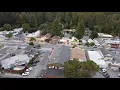 Boulder Creek Town in California Redwoods