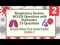 Respiratory Questions and Answers 25 Respiratory System Nursing Exam Questions Test 2