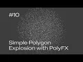 Cinema 4D Quick Tip - Simple Polygon Explosion with PolyFX Effector