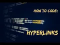 How To Code Hyperlinks In Notepad