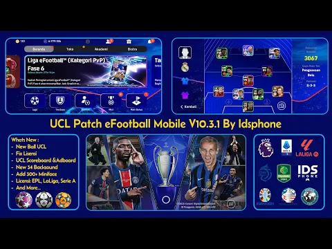 تحميل باتش بيس موبايل 2026 eFootball اخر اصدار 5.3.1 1 Video