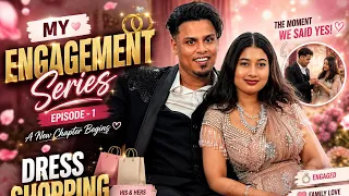 ❤️My engagement series🤩| Dress shopping😍| ￼Episode 1 | Ajees Kavya🥺