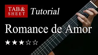 Download Romance de Amor - Guitar Lesson + TAB MP3