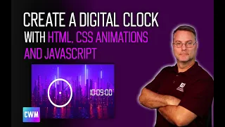 How to Create Digital Clock with Html Css and Javascript