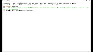 TextWrap function with Python