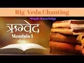 Lagu Rigveda Chanting Mandala 1 Sukta 1