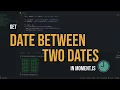 How To Get All Dates Between Two Dates in Moment JS turtorial for beginner