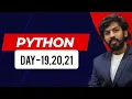 Day - 19 20 21 python Nihar dodagatta niihaaarrrr