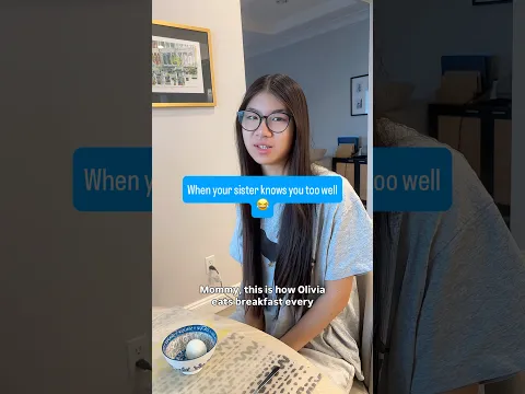 When Your Sister Knows You TOO Well 😂 #funnyvideo #comedy #family #siblings
