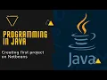 2 Creating your First Project in NetBeans