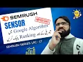 Semrush Sensor Tutorial Lec 17