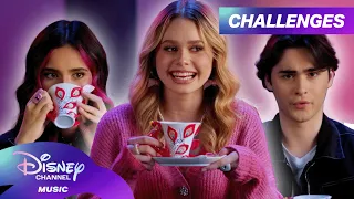 Descendants The Rise of Red Cast Play Spill the Tea Challenge disneychannelmusic