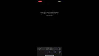 Safari Can T Open The Page On IPhone Iphone Error 