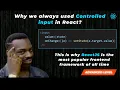 Why CONTROLLED Input Optimized React app React interview ReactJS Tutorial in Hindi