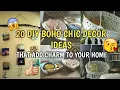 20 DIY BOHO CHIC DECORATION IDEAS THAT ADD CHARM TO YOUR HOME