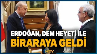 Breaking News President Erdogan Meets with DEM Party Delegation at Bestepe NTV