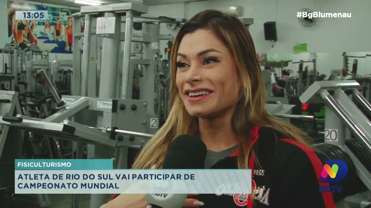 Fisiculturismo: atleta de Rio do Sul vai participar de Campeonato Mundial