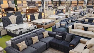 CHEAPEST FURNITURE MARKET DELHI🔥,Double Bed 6000, 5 seater sofa 6500, Almirah 2200, Furniture Market