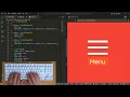 ASMR Coding Transforming Menu Icon HTML CSS JS No Talking