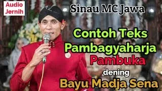 Download Contoh Teks Pambuka Pahargyan Bayu Madja Sena Part 2 Contoh MC Bahasa Jawa MP3