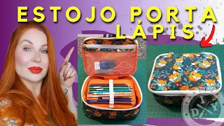 ESTOJO LÁPIS GRANDE - AVIMOR - FAMÍLIA DIY - PENCIL CASE - ESTOJO ESCOLAR