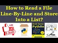 How to Read a File Line By Line and Store Into a List