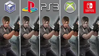 resident evil 4 2005 gamecube vs ps2 vs ps3 vs xbox 360 vs nintendo switch which one is better 