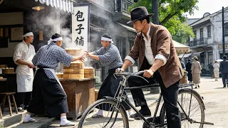 抗日電影!日本武士欺負街邊小販,怎料騎車路人是功夫高手,出手教訓他們! ⚔️ 抗日 MMA | Kung Fu