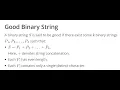 Good Binary String Codechef Starters 130 Hindi Easy Solution