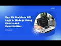 Day 49 Maintain API Logs in Node js Using Events and EventEmitter