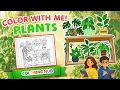 How to Color Plants Easy and Relaxing Coloring Pages for Kids and Adults