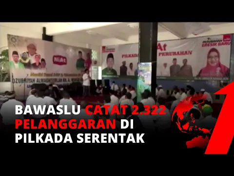 Pantau Pilkada Serentak 2020, Bawaslu Catat 2.322 Pelanggaran | tvOne