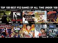 Top 100 Best PS2 Games Of All Time Size Under 1GB | Best PlayStation 2 Games