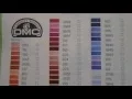 Floss Color chart with numbers