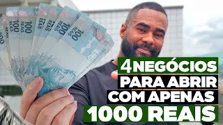 4 BUSINESSES TO START WITH UP TO 1000 REAIS IN 2025