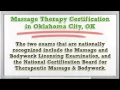 Massage Therapy Schools in Oklahoma City OK Therapist Certification