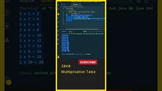 Java In Telugu Print Multiplication Table Java Tutorial For Beginners Java Basics Core