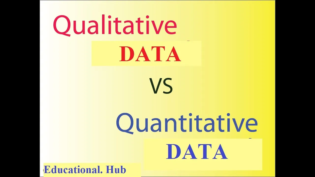 what is qualitative and quantitative data l difference between qualitative and quantitative data