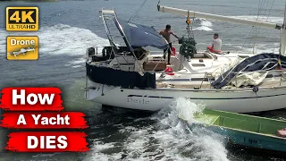 How a Yacht Dies? The Reason of Sailing Boat Wreck, Skipper’s Mistake or Storm at Linton Bay Panama?