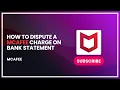 How to Dispute a McAfee Charge on Bank Statement