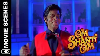 om shanti om picture abhi baki hai mere dost movie scene shah rukh khan shreyas talpade