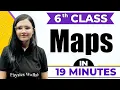 Maps Cheat Sheet Series For Class 6th