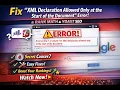 Fix XML Declaration Allowed Only at the Start of the Document Error Rank Math Yoast