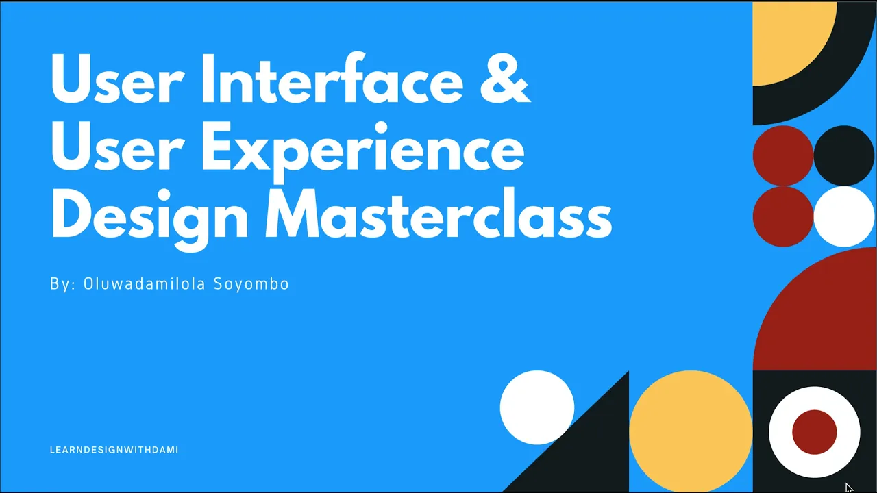 UI/UX Design From Beginner To Pro - UI/UX Design Masterclass Part 1