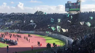 Avanti Curva SUD في مباراة الديربي البيضاوي 127 