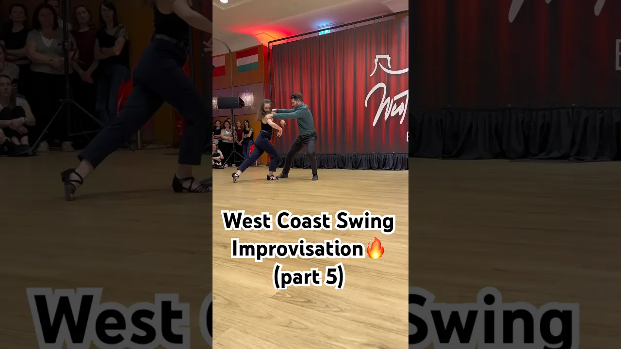 West Coast Swing Improvisation Part 5 #westcoastswing #modernswing #improvisation
