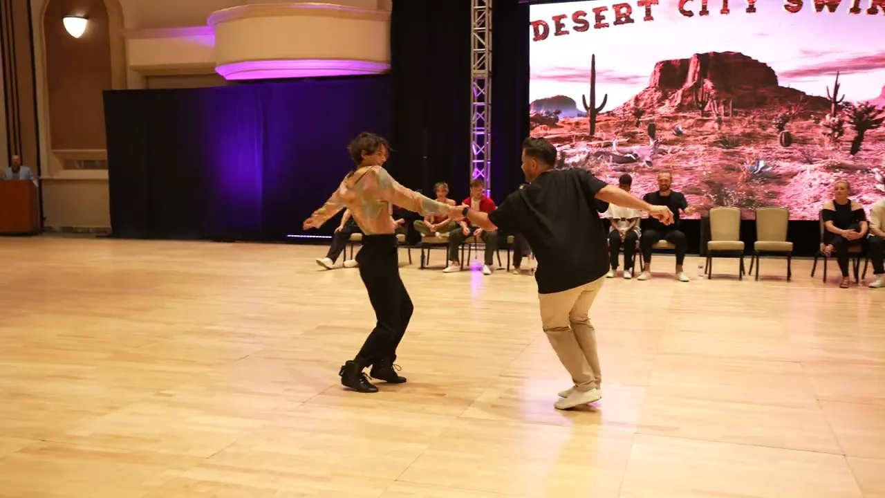 Maxence Martin and Emeline Rochefeuille - Champions Strictly Final - Desert City Swing 2025
